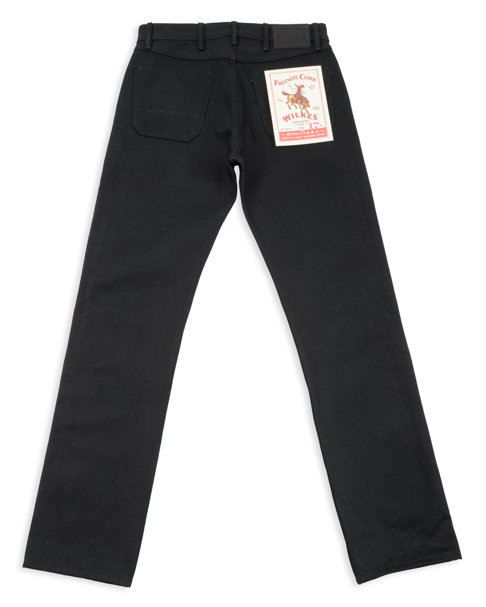 Freenote Wilkes Western - 17oz Black Slub - Standard & Strange