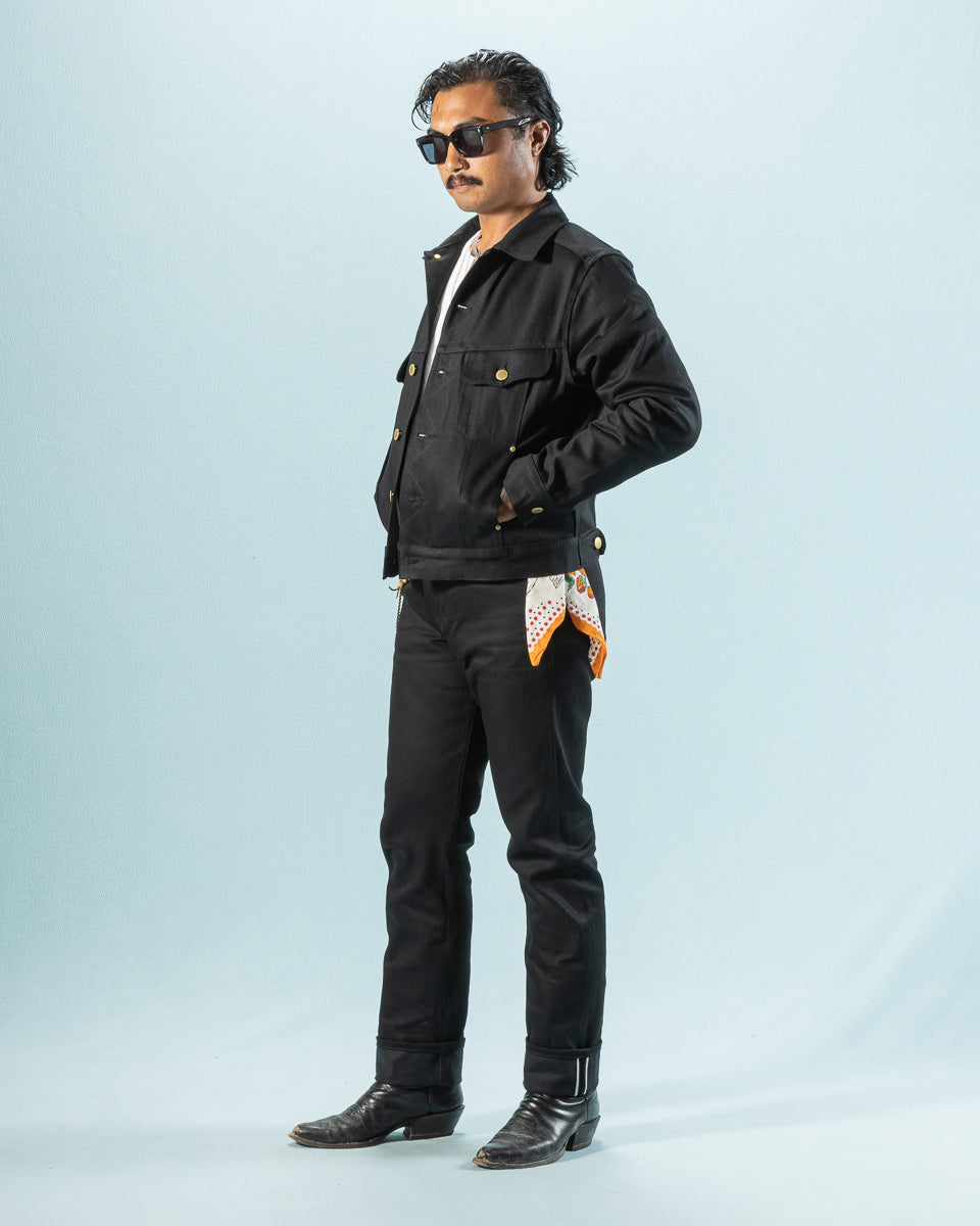Freenote Wilkes Western - Aces High 14oz Black Denim - Standard & Strange