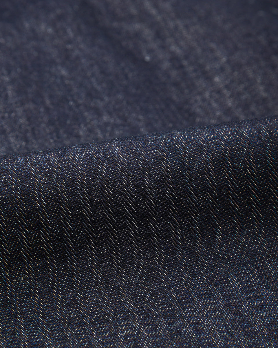 Freenote Yorba Zip S/S - Navy Herringbone - Standard & Strange