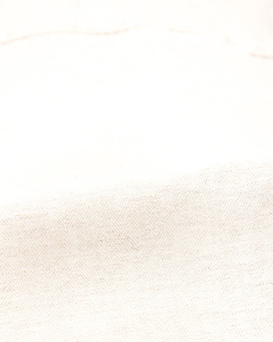 Freenote Yorba Zip S/S - White Herringbone - Standard & Strange
