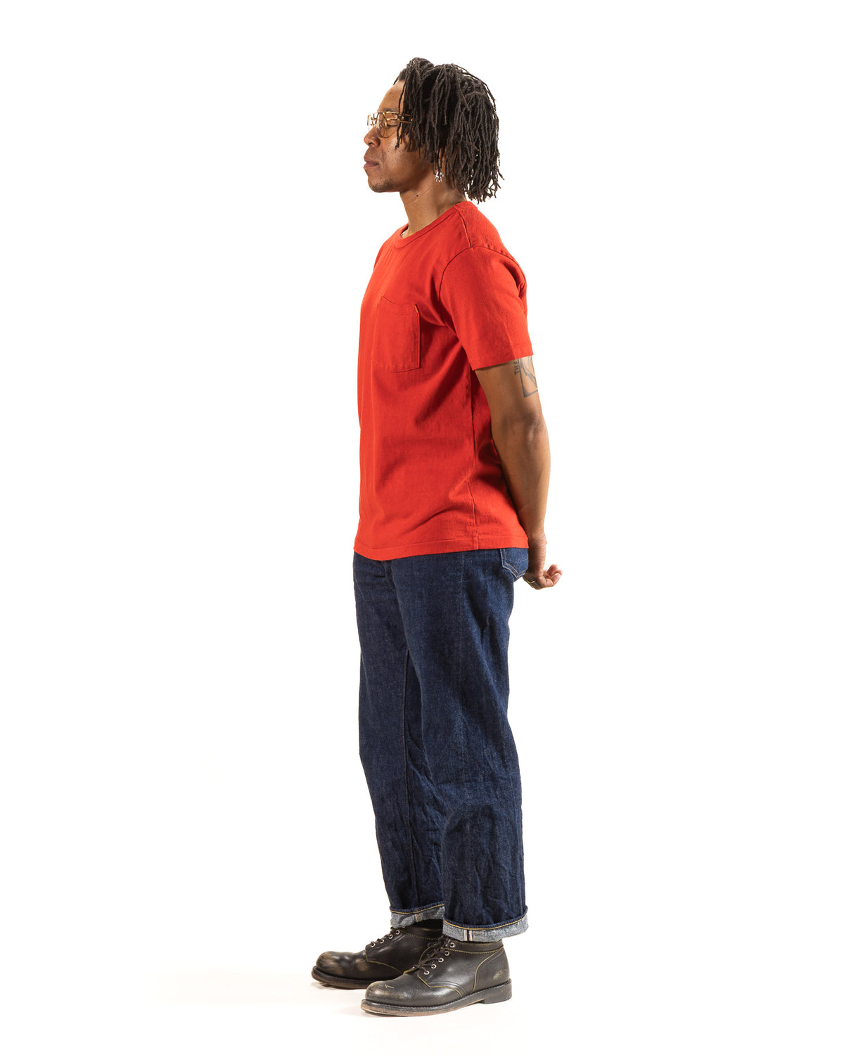 Freenote 13oz Shifter Tee - Vintage Red - Standard & Strange