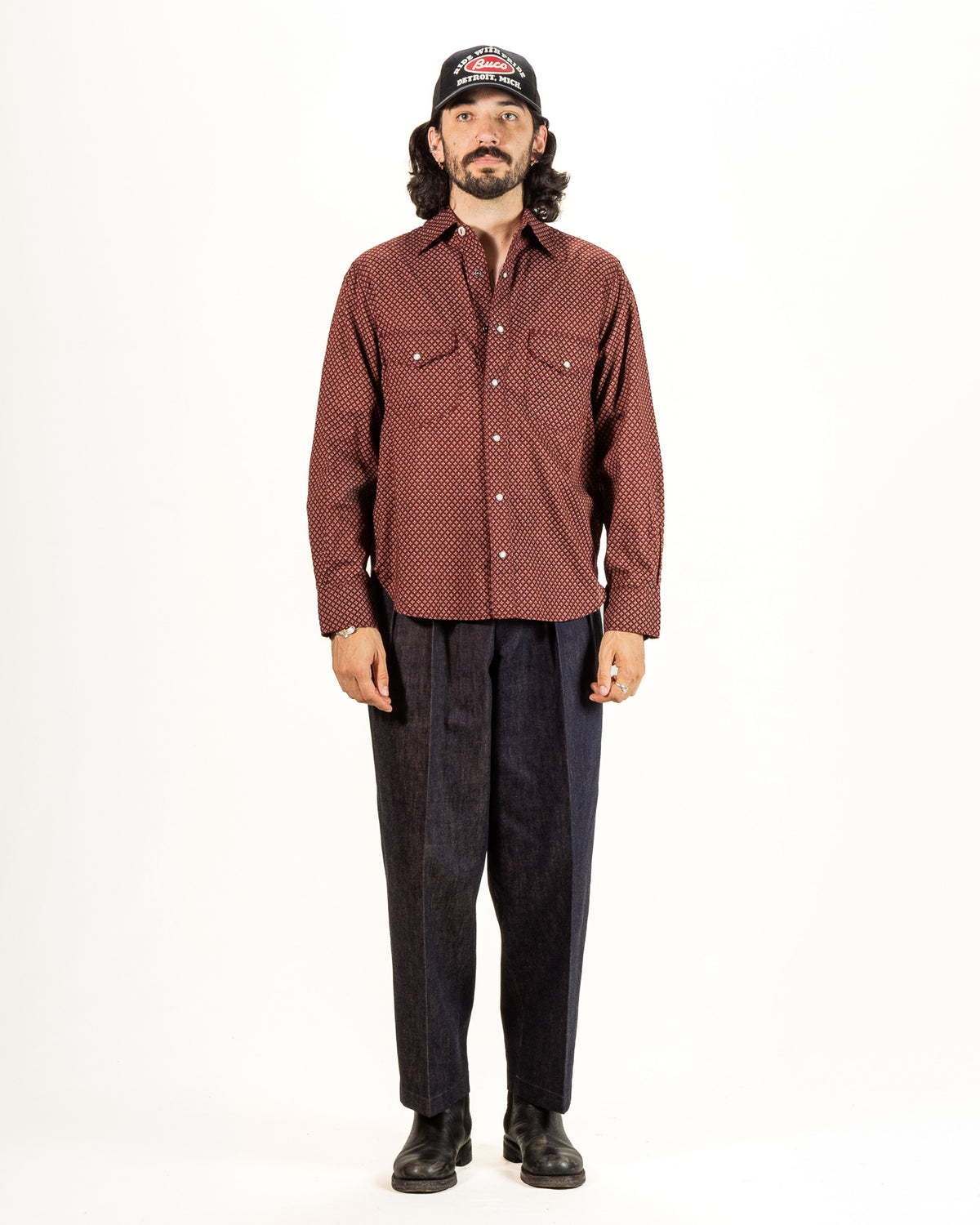 Freenote Bodie Shirt - Oxblood - Standard & Strange