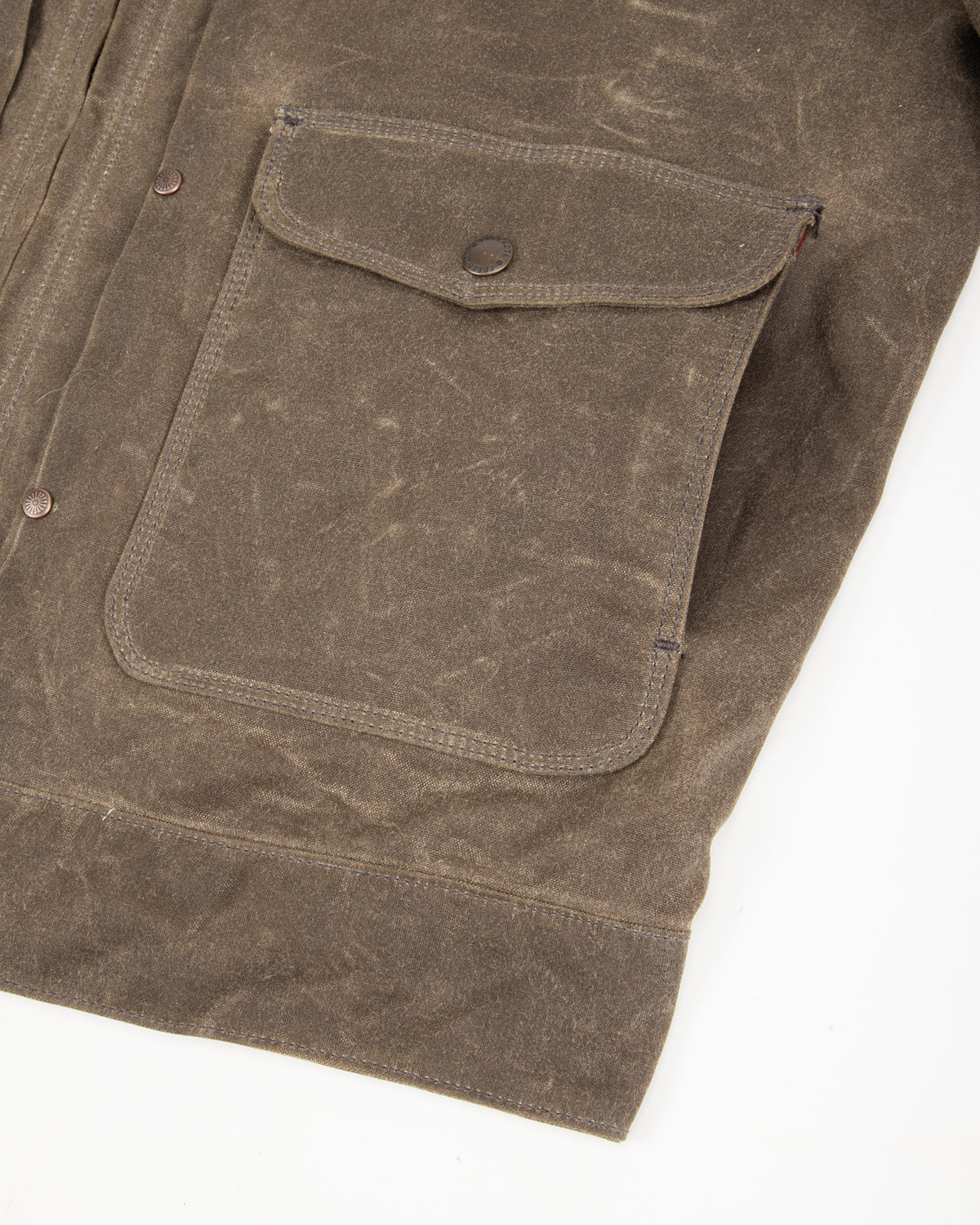 Freenote Faro Jacket - 11oz Waxed Canvas Oak - Standard & Strange