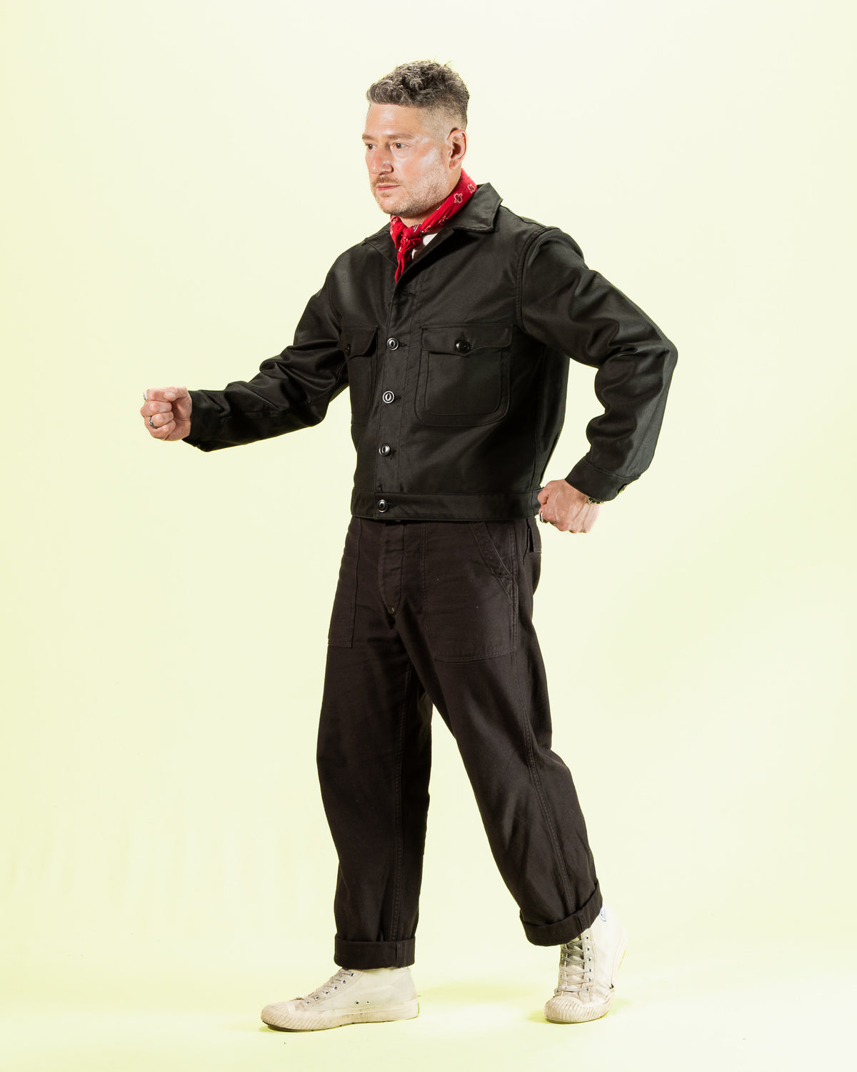 Freenote Grafton Jacket - Black Jungle Cloth - Standard & Strange