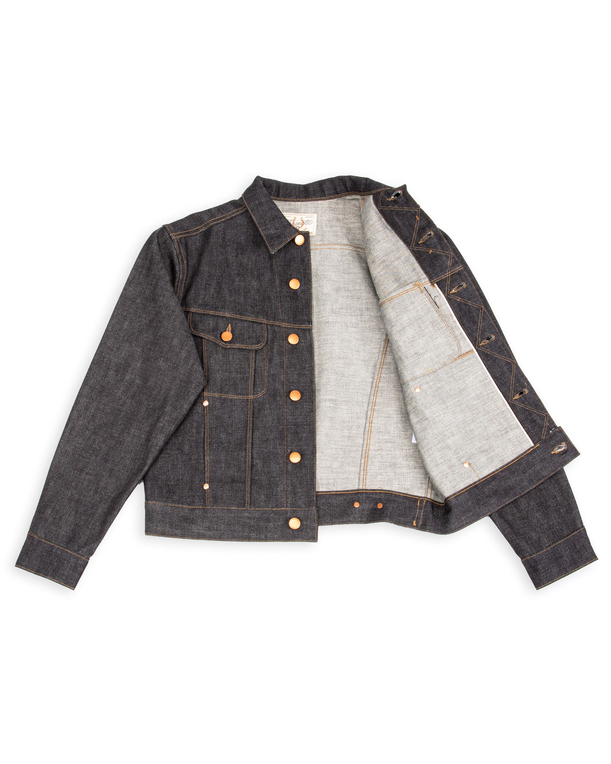Freenote High Low Jacket - 14oz Broken Twill Denim - Standard & Strange