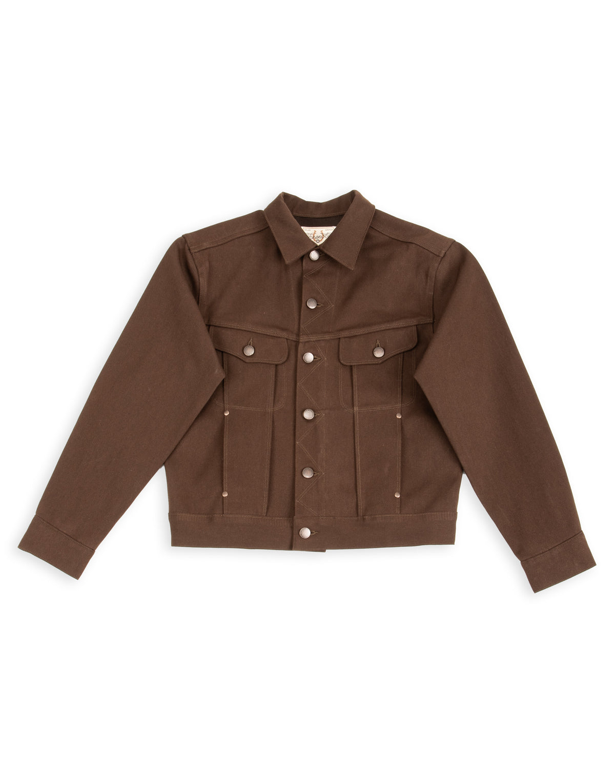 Freenote High Low Jacket - 15oz Dark Brown Denim - Standard & Strange