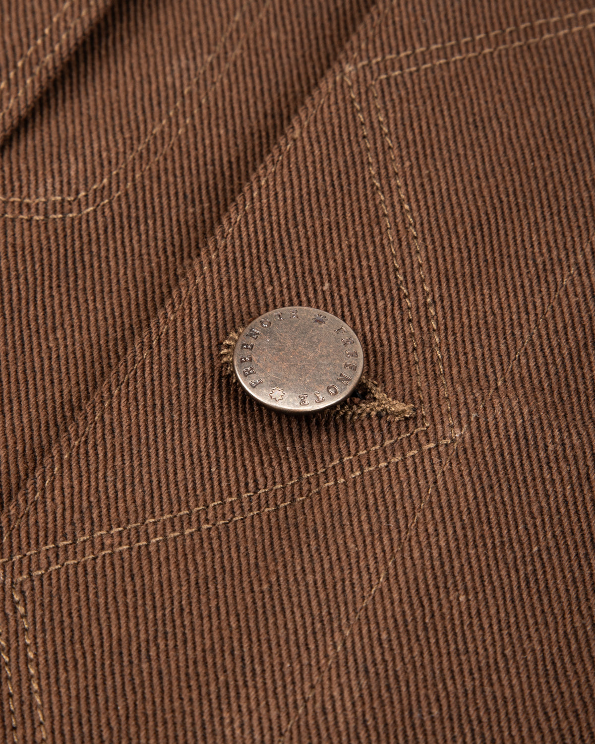 Freenote High Low Jacket - 15oz Dark Brown Denim - Standard & Strange