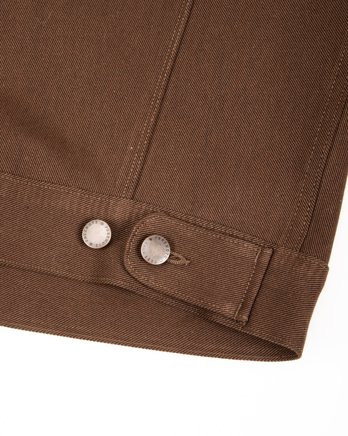 Freenote High Low Jacket - 15oz Dark Brown Denim - Standard & Strange