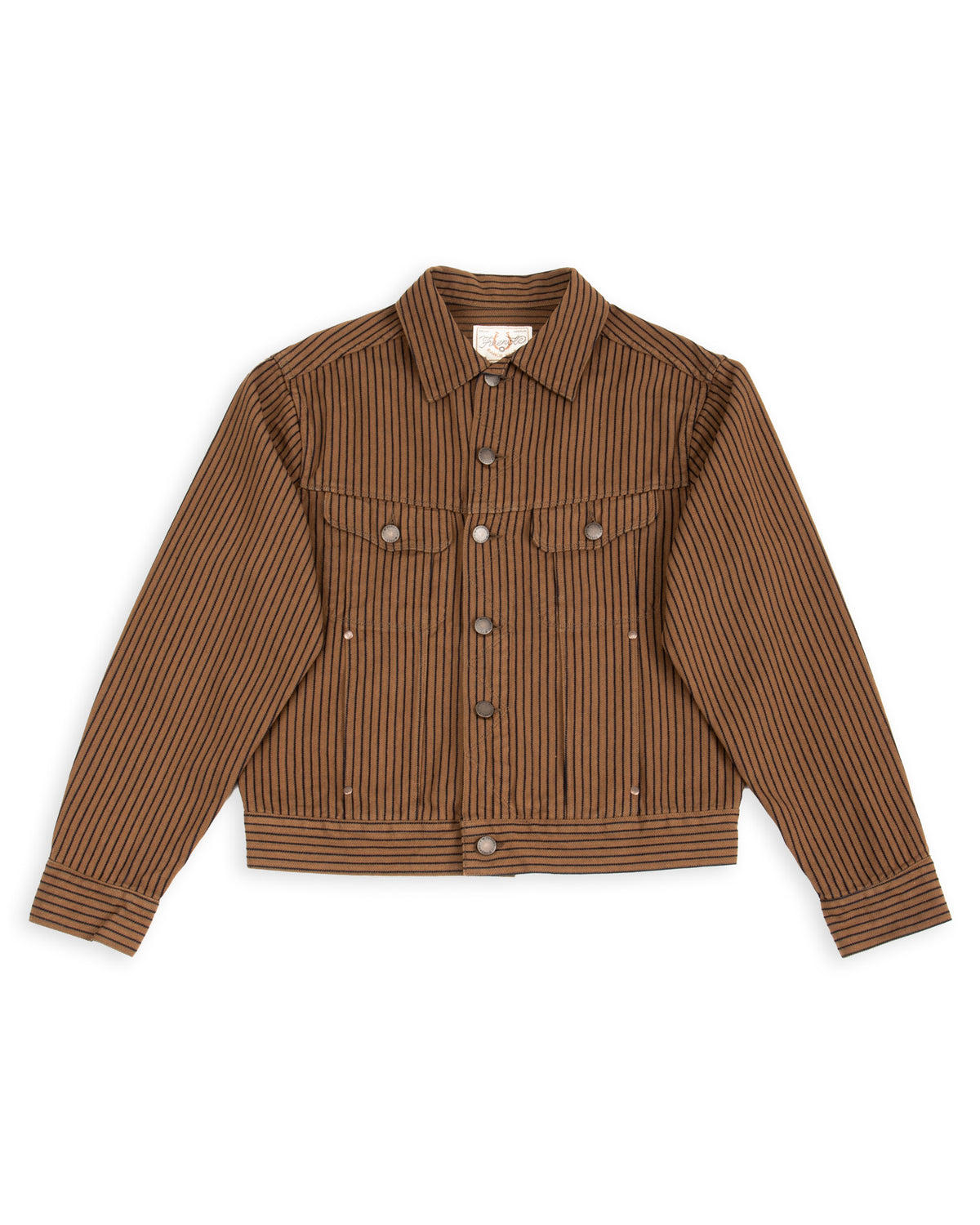 Freenote High Low Jacket - Brown Herringbone Dobby - Standard & Strange