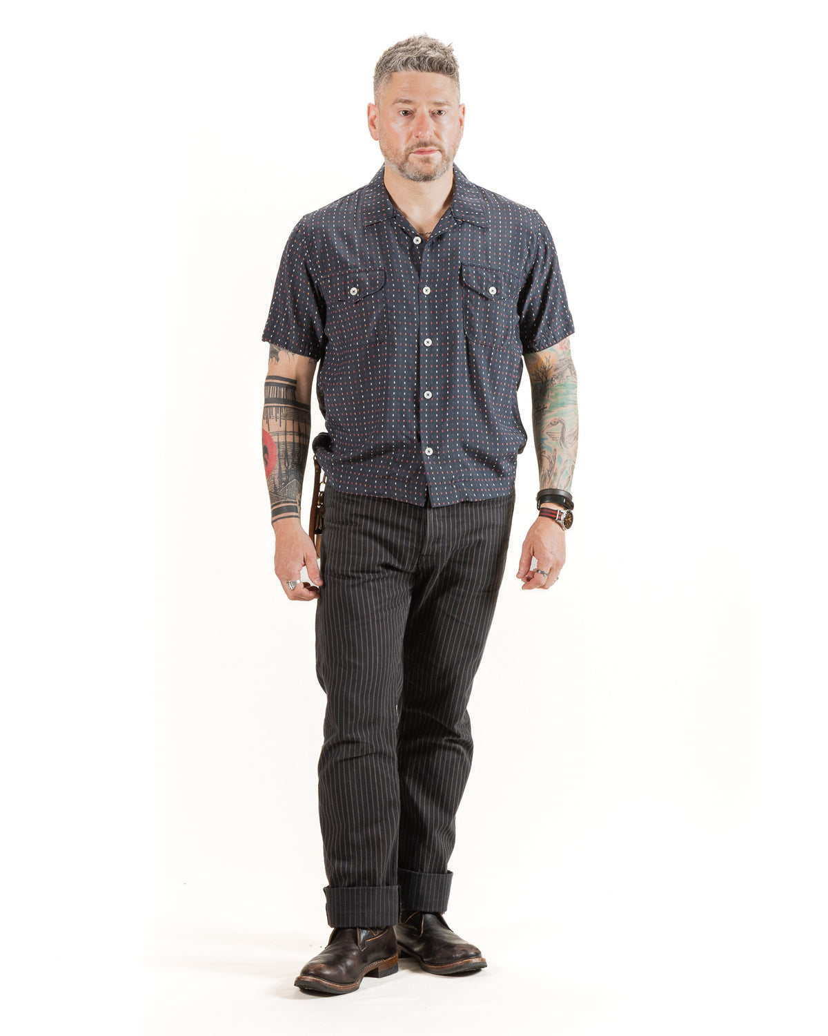 Freenote Jove Shirt - Ocho Navy - Standard & Strange