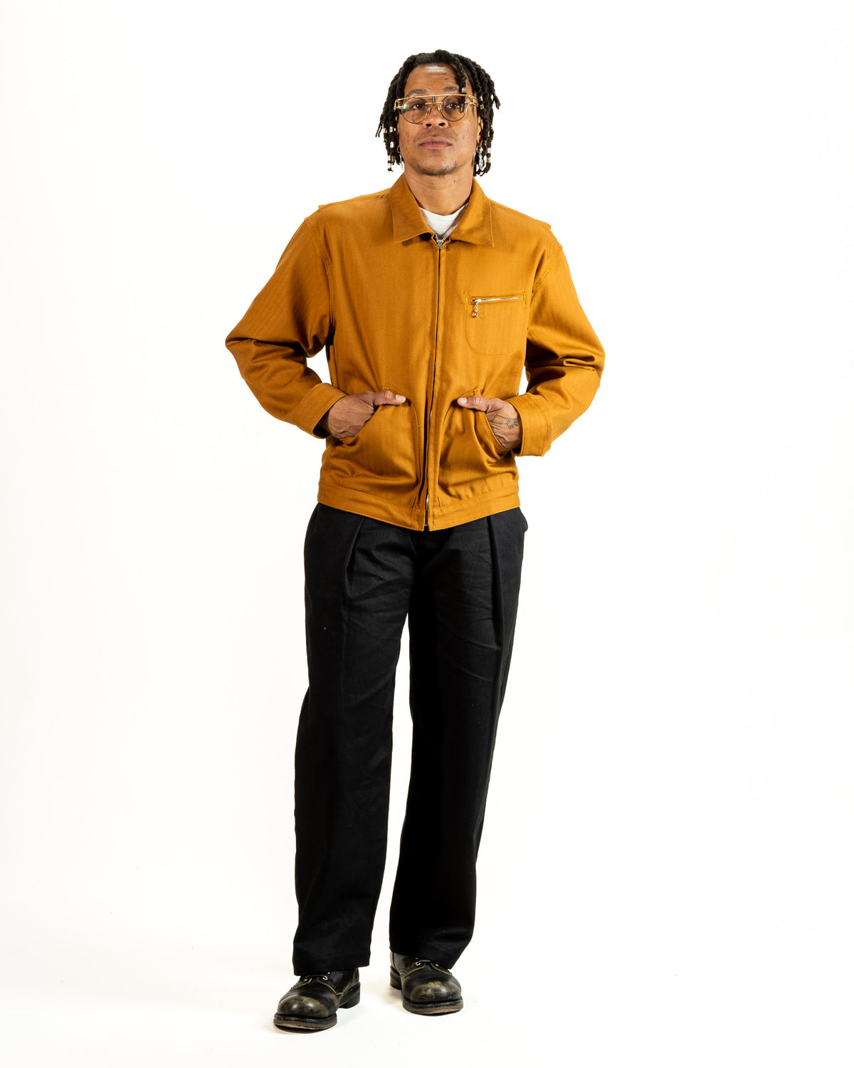 Freenote Kirthwood Jacket - Rust Herringbone - Standard & Strange