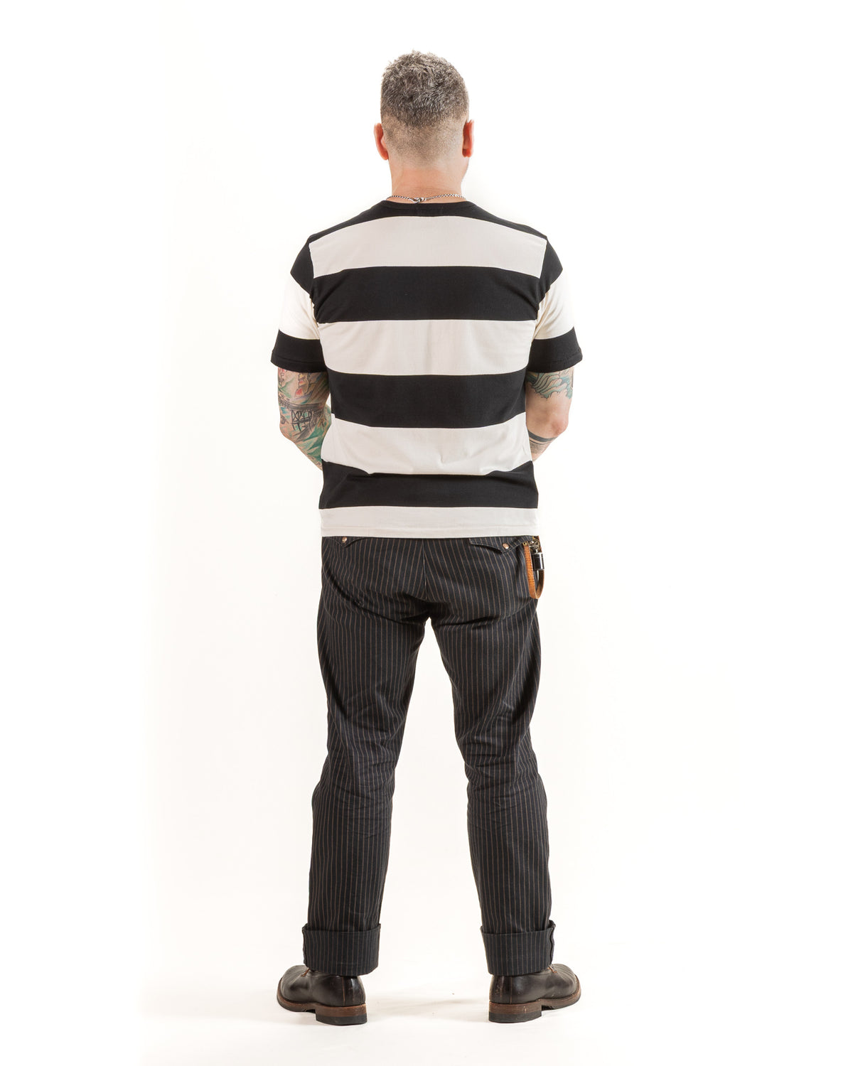 Freenote Mooch Tee S/S - Black Stripe - Standard & Strange