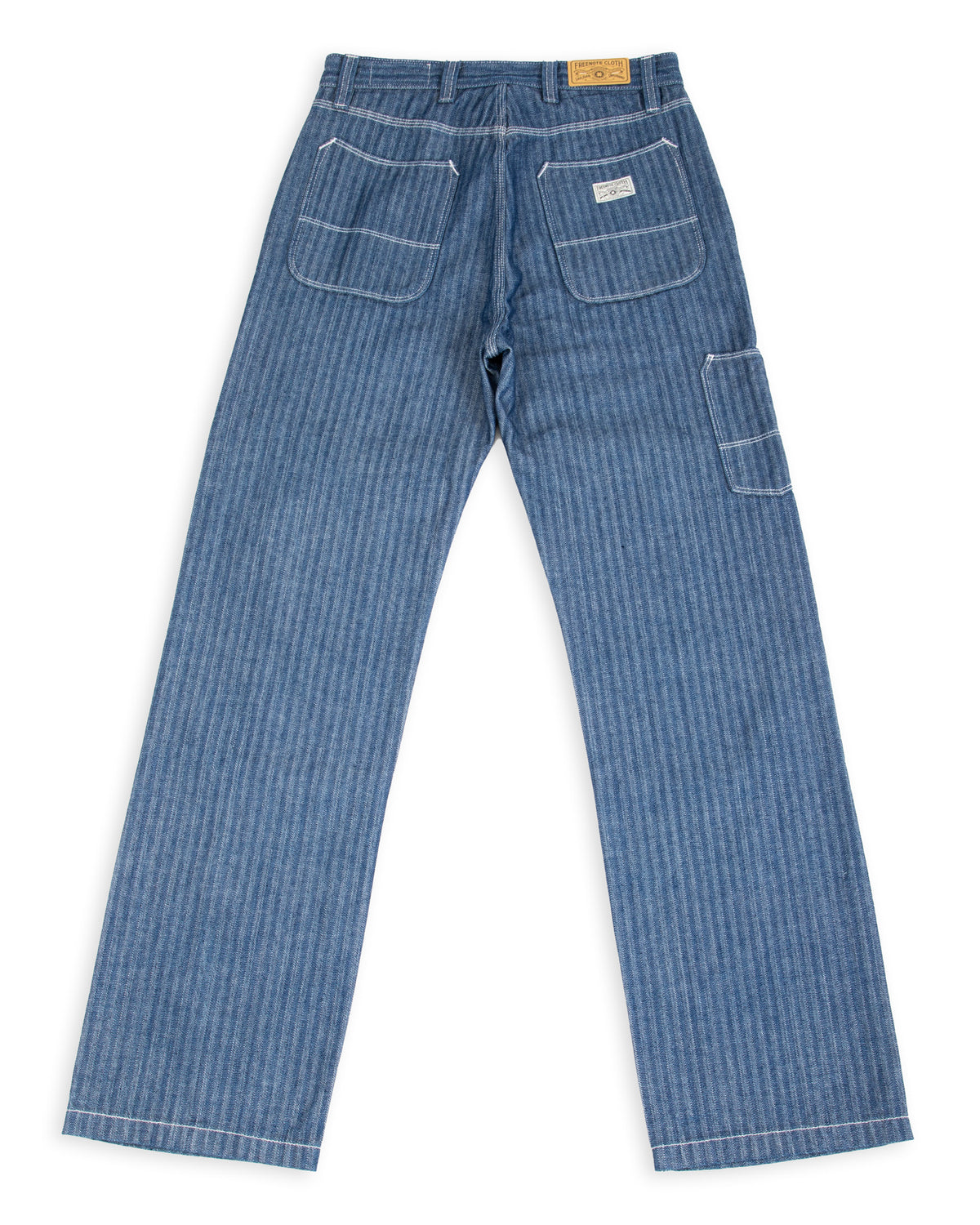 Freenote Ortega Pant - 13oz Blue Herringbone - Standard & Strange