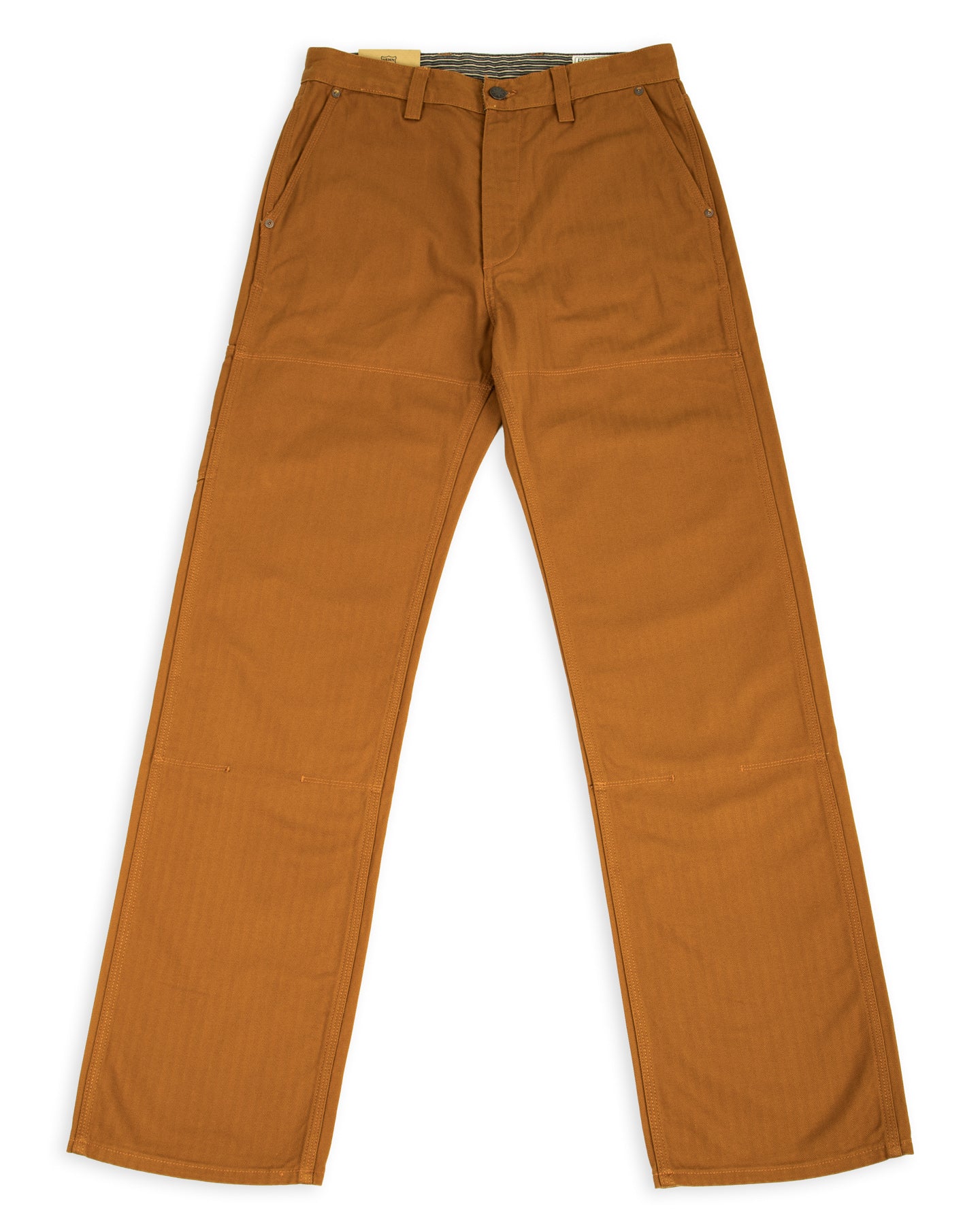 Freenote Ortega Pant - 13oz Rust Herringbone - Standard & Strange