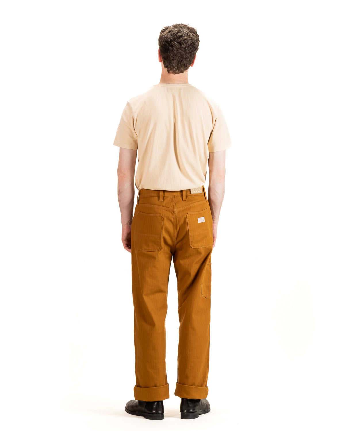 Freenote Ortega Pant - 13oz Rust Herringbone - Standard & Strange