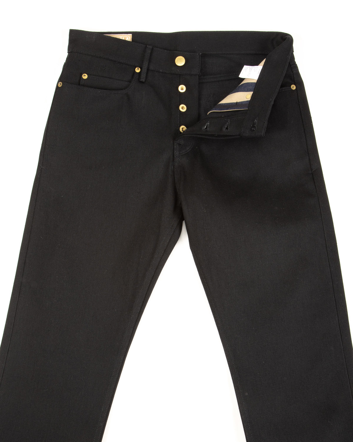Freenote Portola Classic Taper - 15.75oz Black/Black - Standard & Strange