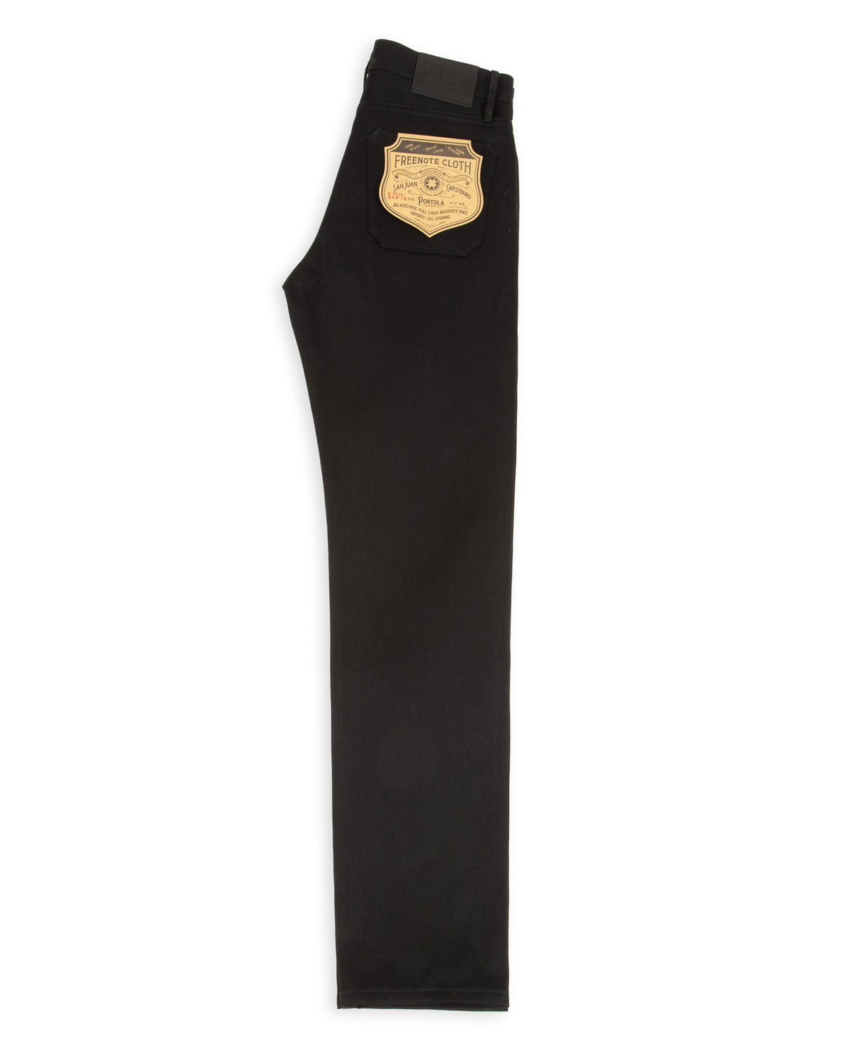 Freenote Portola Classic Taper - 15.75oz Black/Black - Standard & Strange