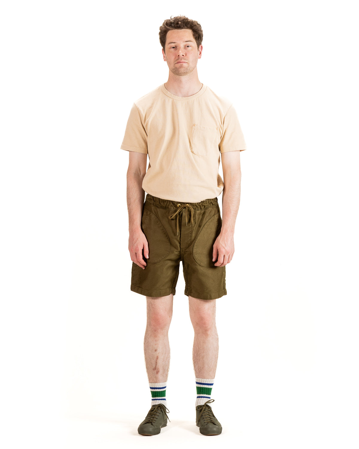 Freenote Premium Deck Shorts - Olive - Standard & Strange