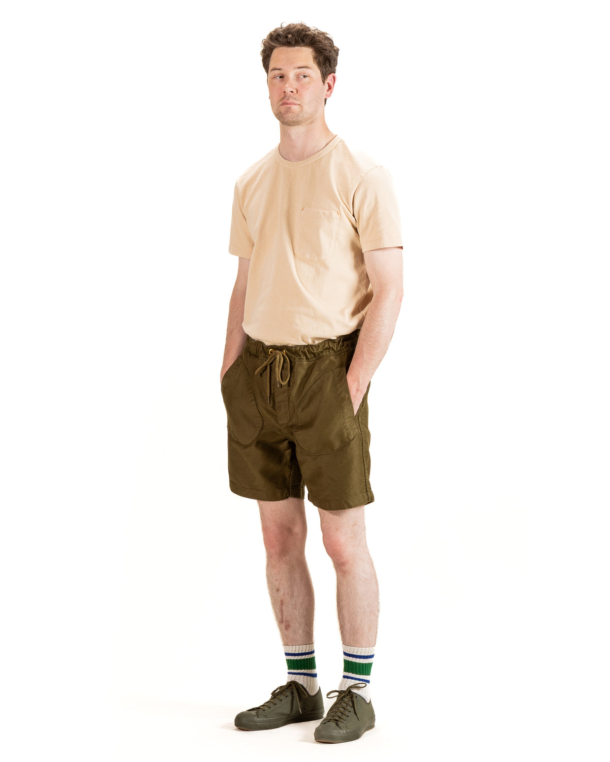 Freenote Premium Deck Shorts - Olive - Standard & Strange