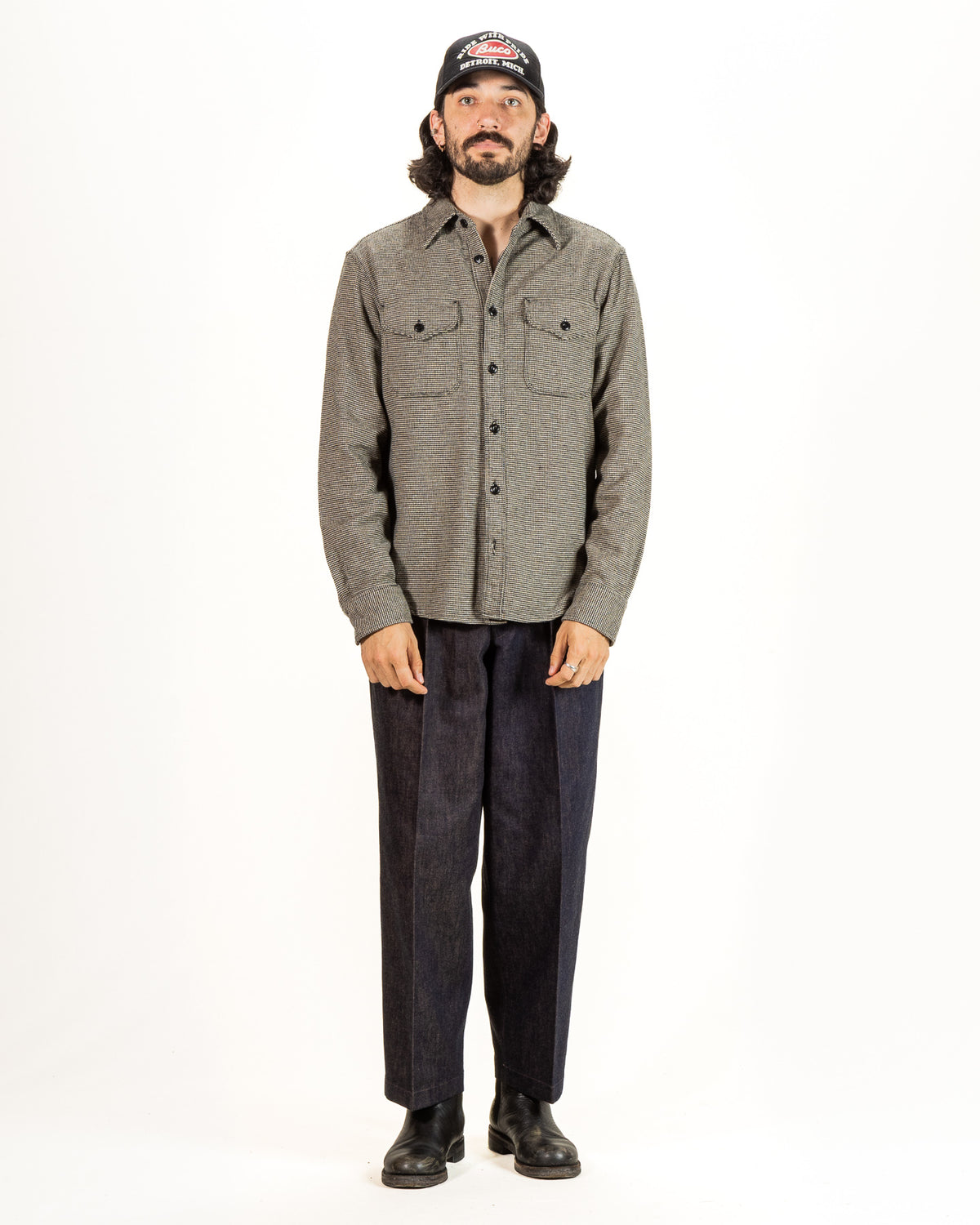 Freenote Wells Workshirt - Houndstooth - Standard & Strange