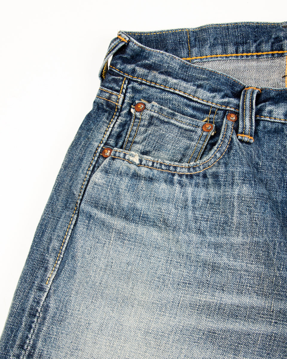 Fullcount 1341-0105 Wide Denim "Dartford" - Indigo Blue - Standard & Strange