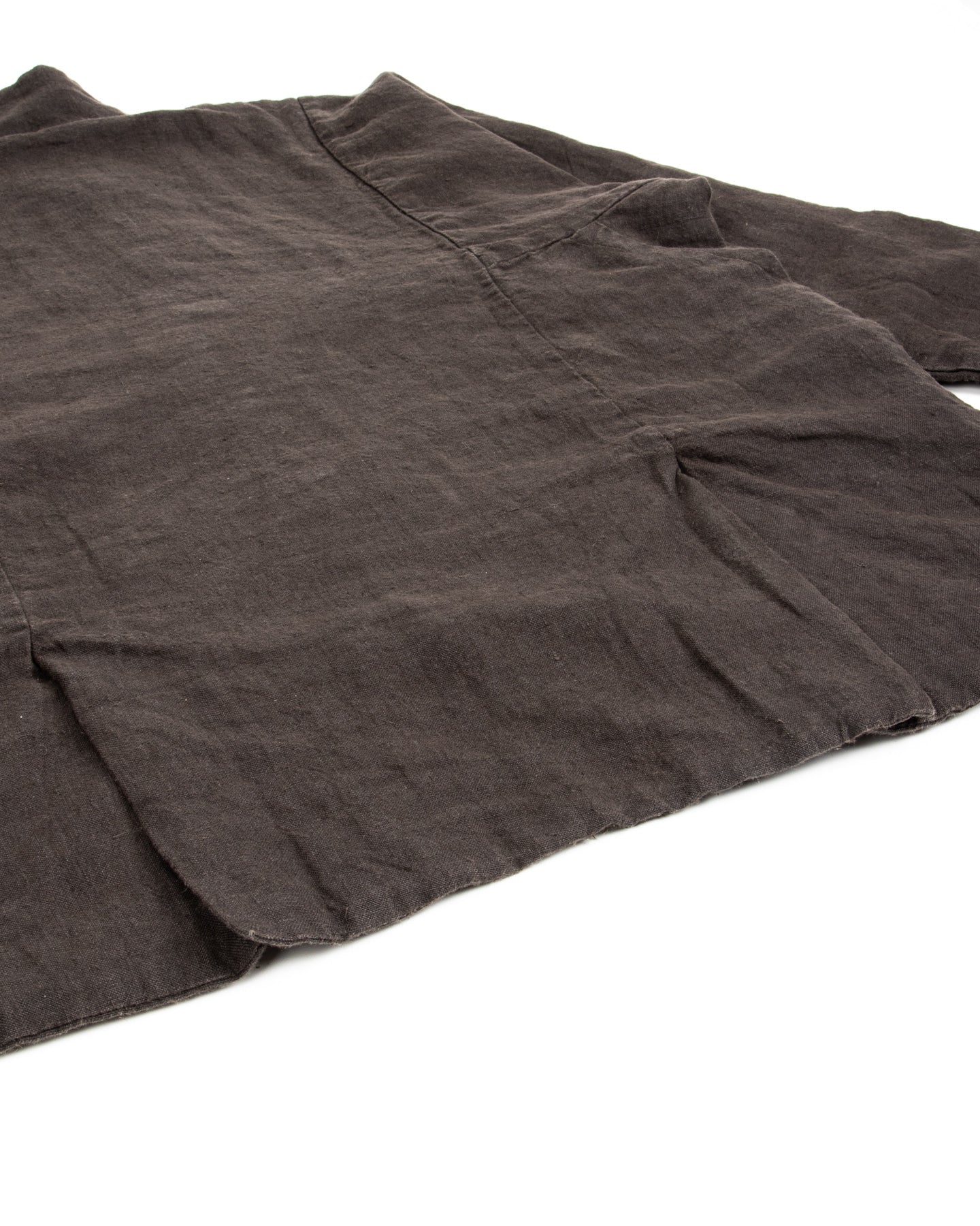 Gathering Fisherman Jacket - Black Linen Stonewash - Standard & Strange
