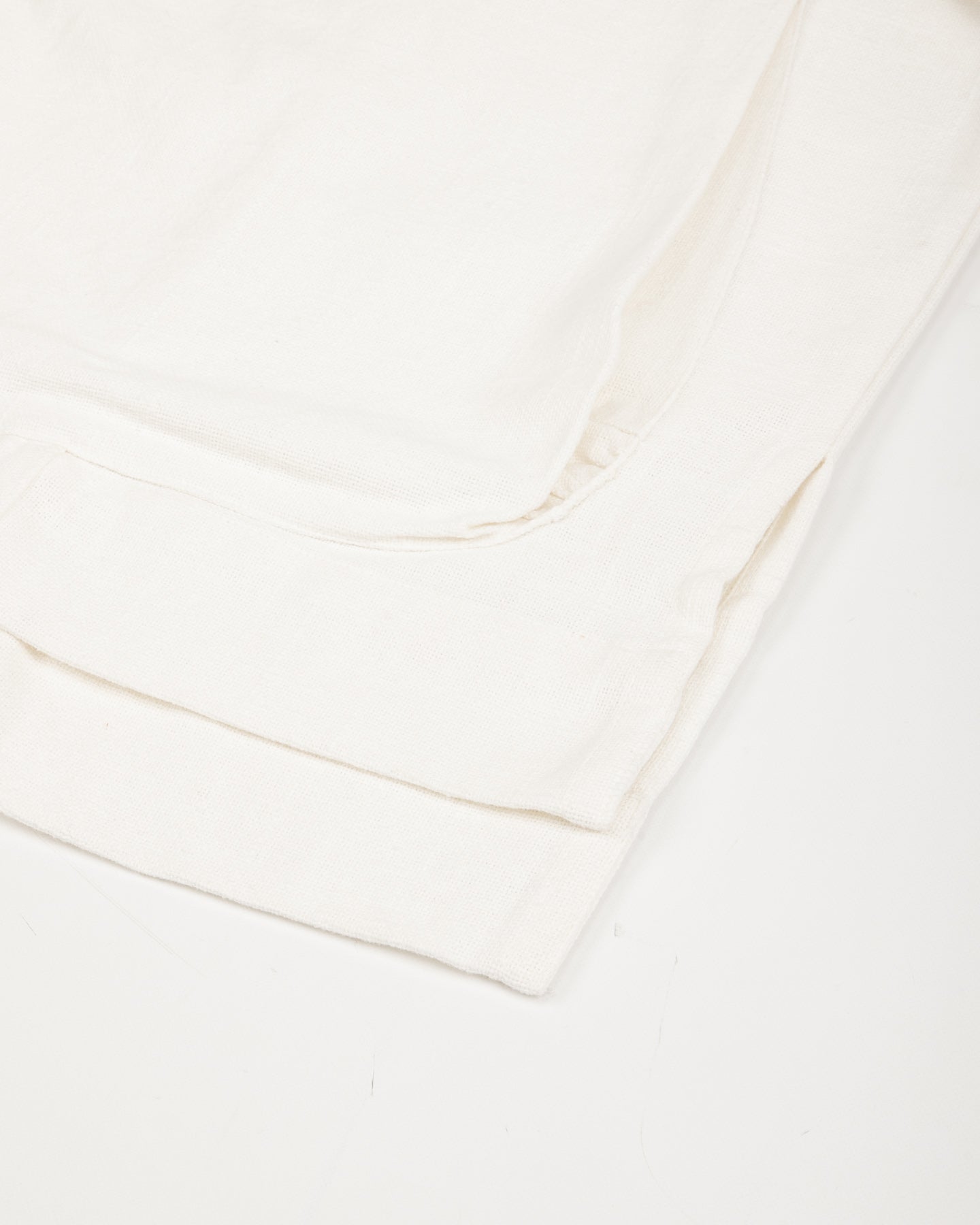 Gathering Farmer Jacket - White Handloom Cotton - Standard & Strange