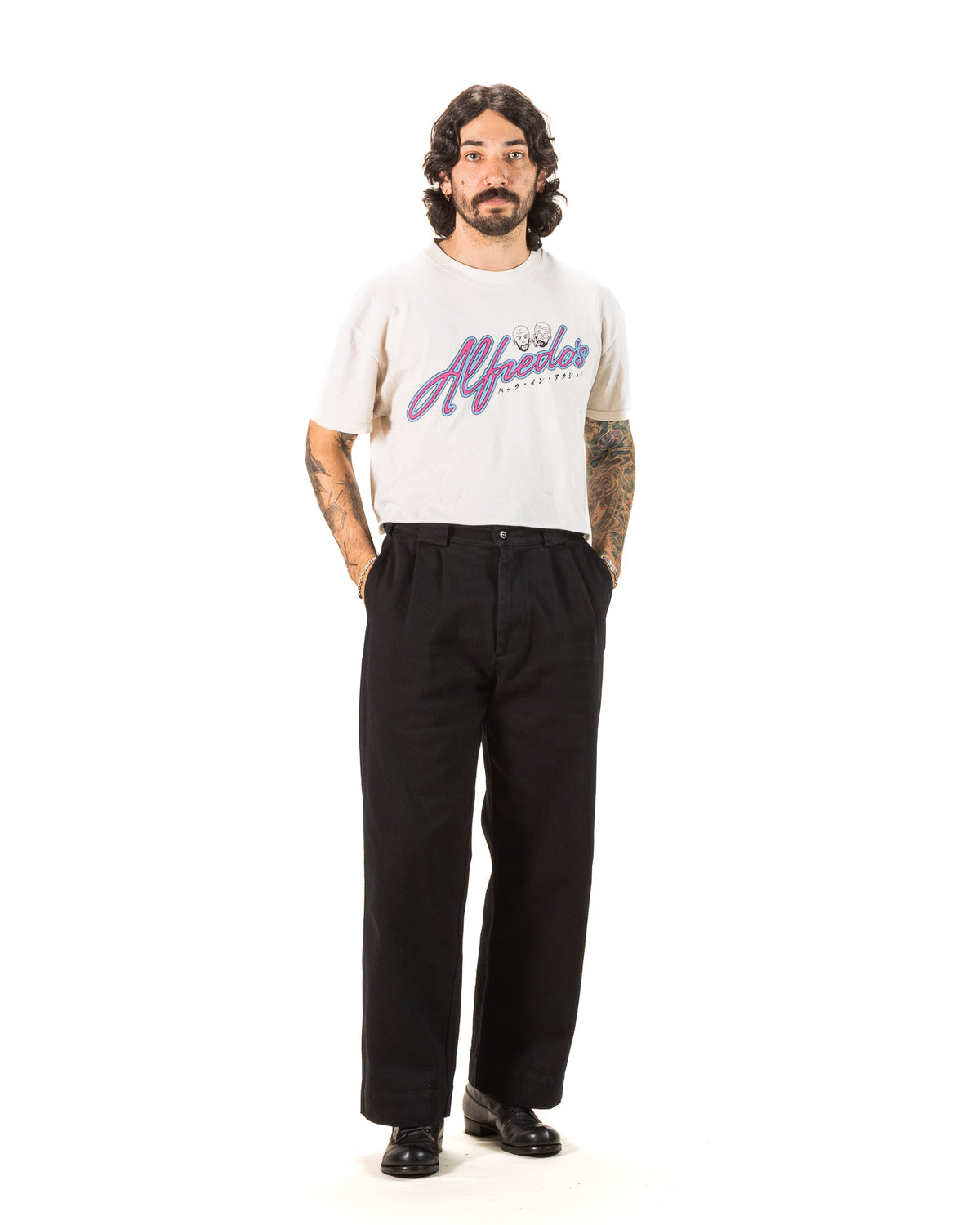 Gråbrodern Eke Chino - Heavy Italian Twill Black - Standard & Strange