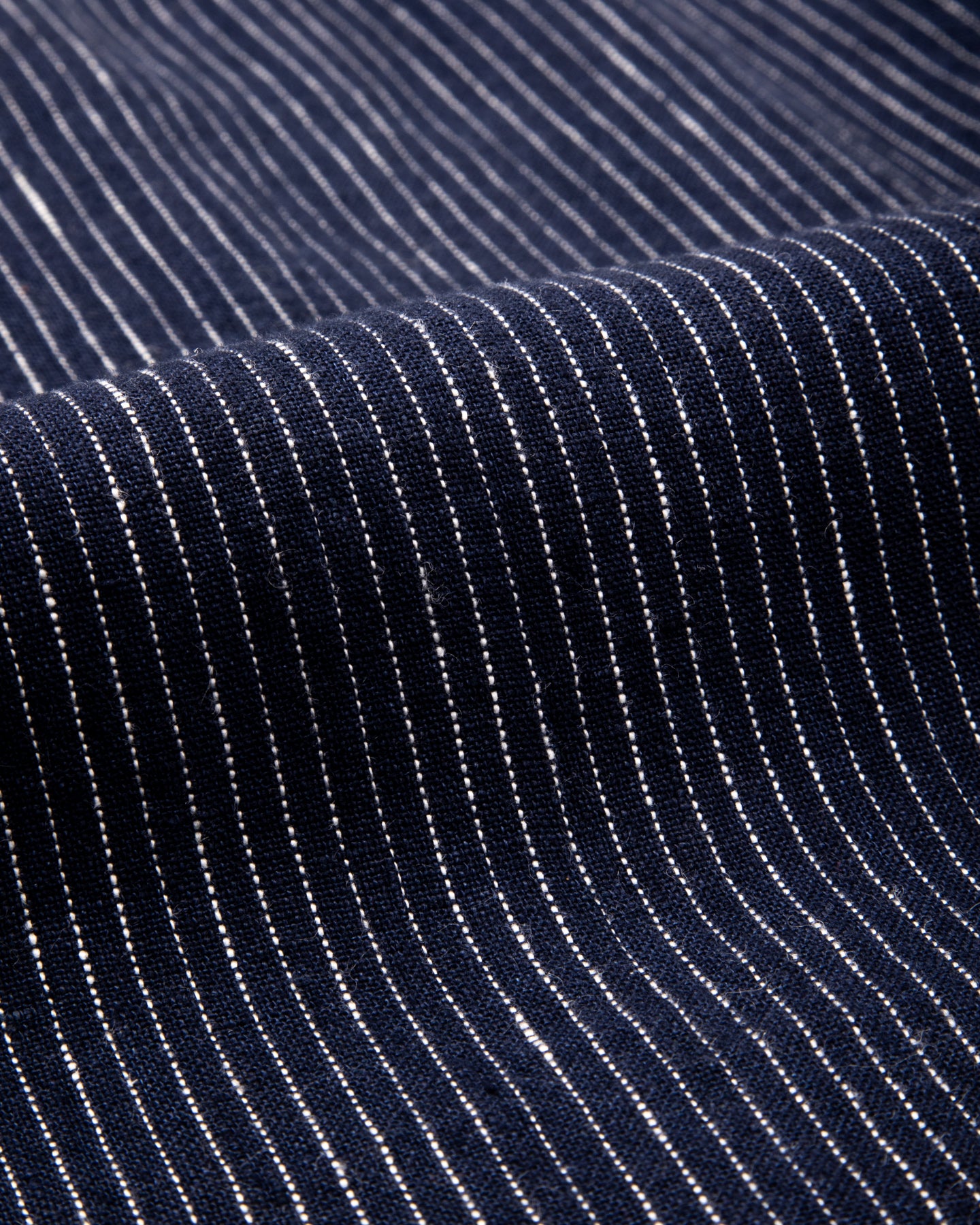 Gråbrodern Fröjel Short Sleeve Linen Shirt - Blue w/ Dots - Standard & Strange