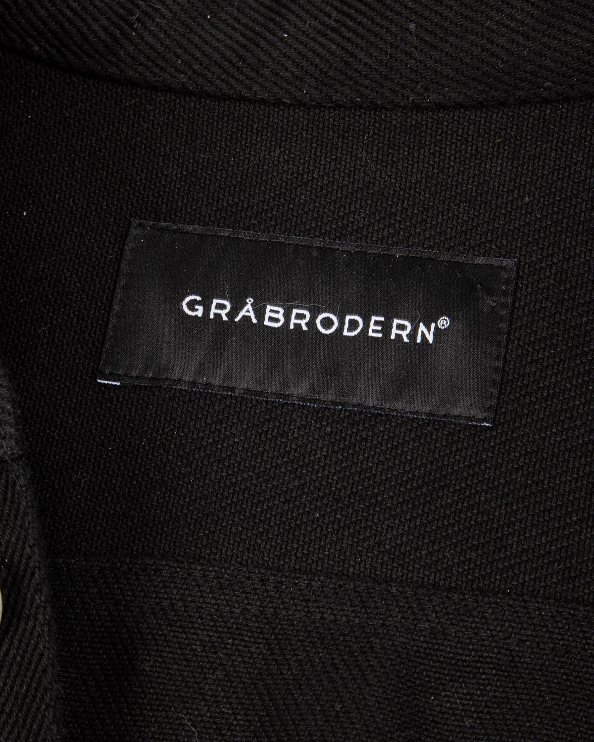 Gråbrodern Norrgårde Jacket - Heavy Italian Twill Black - Standard & Strange