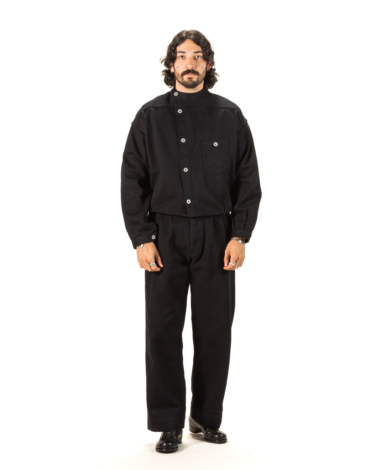 Gråbrodern Norrgårde Jacket - Heavy Italian Twill Black - Standard & Strange
