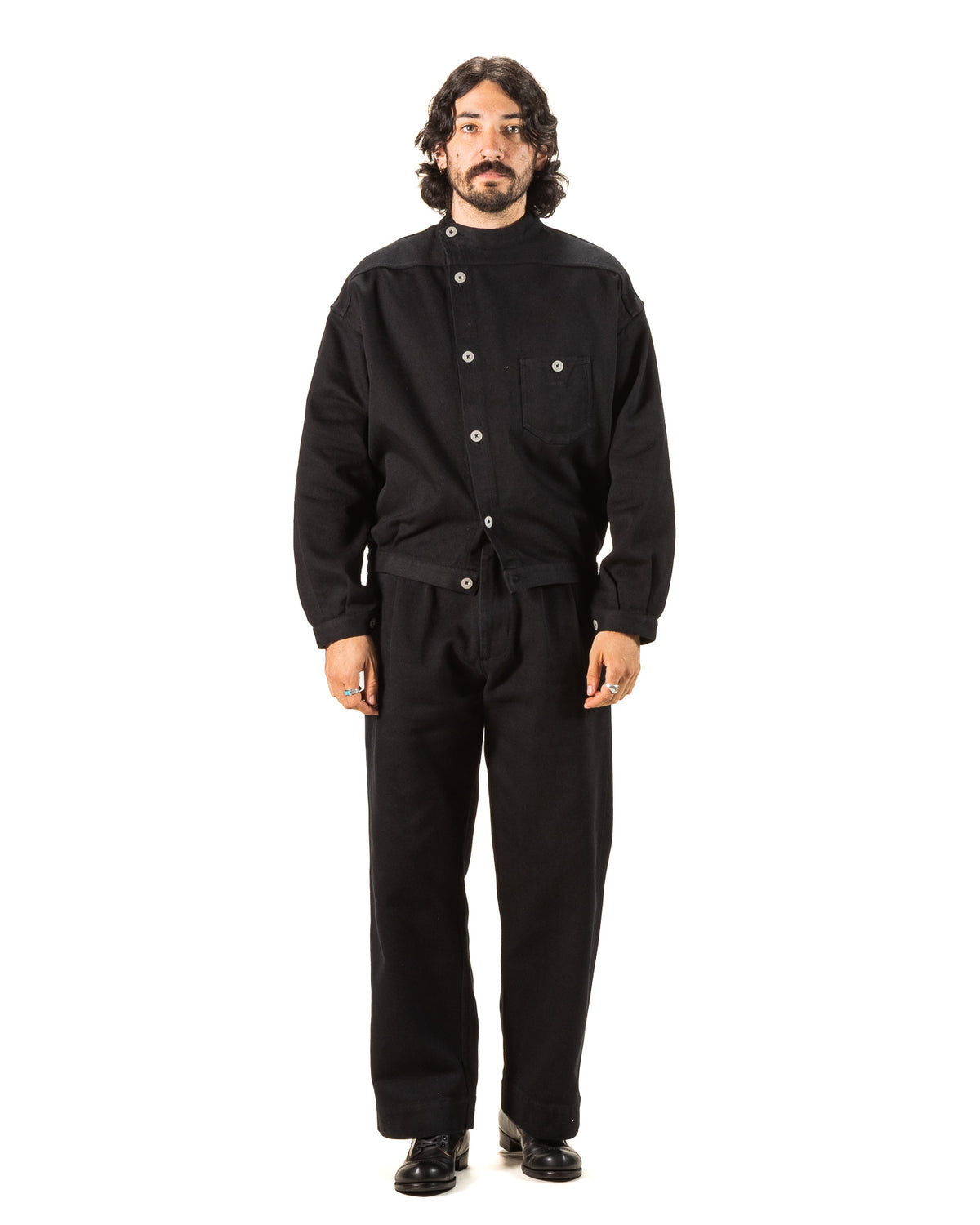 Gråbrodern Norrgårde Jacket - Heavy Italian Twill Black - Standard & Strange