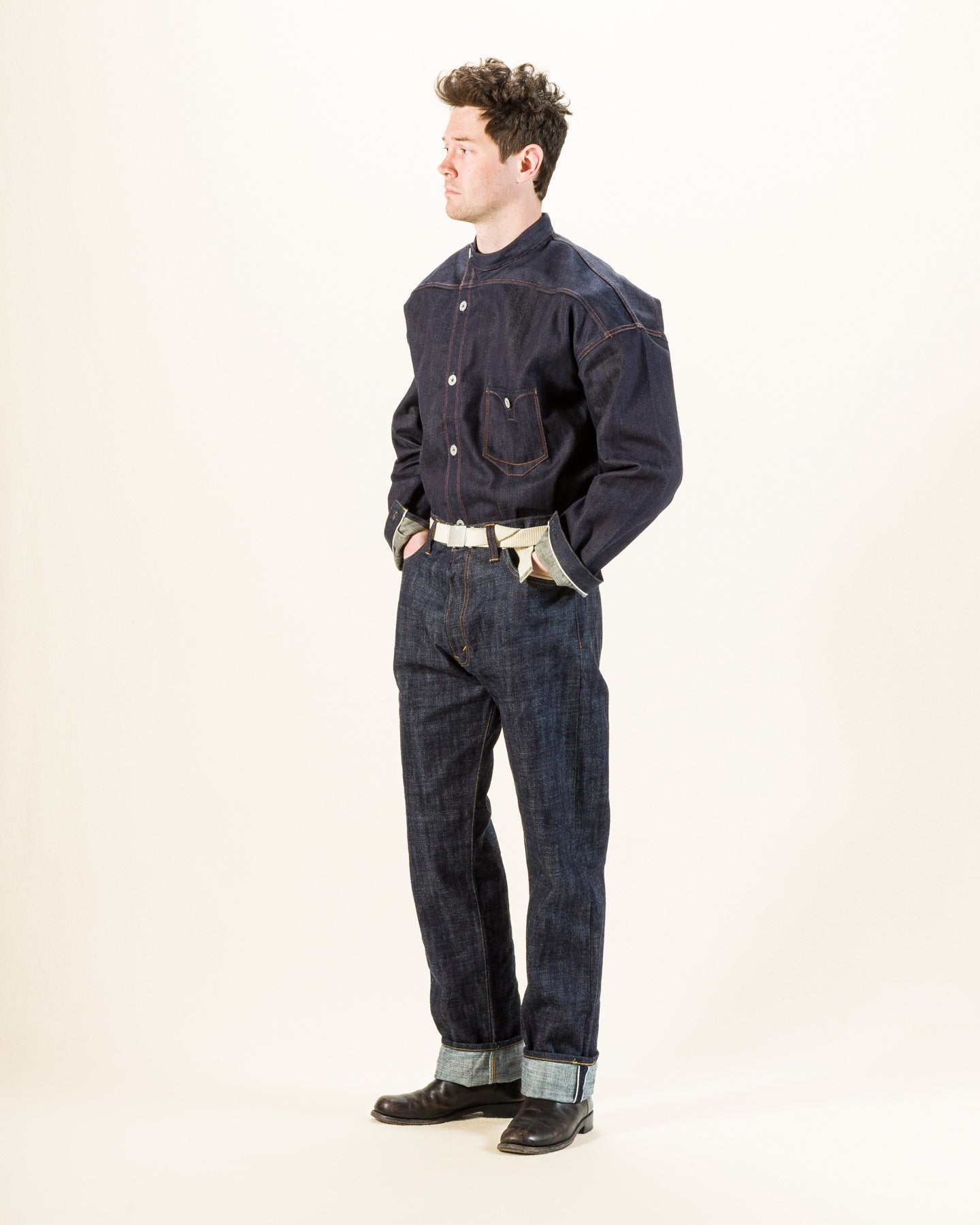 Gråbrodern Relaxed Hara Jean - 14.5 oz Slub Kasuri Denim - Standard & Strange