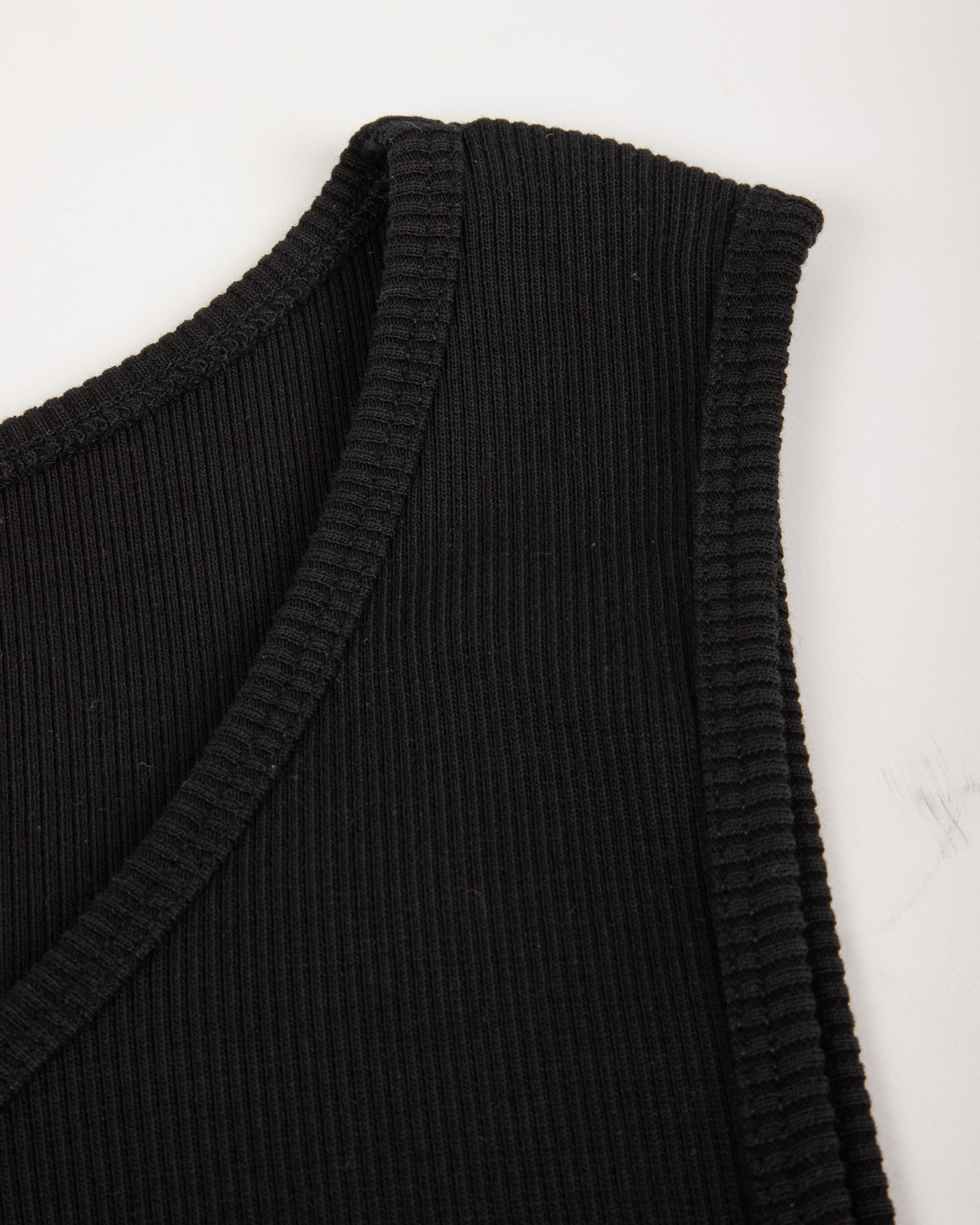 Gråbrodern Vidunge Tank Top - Heavy Cotton Rib Black - Standard & Strange