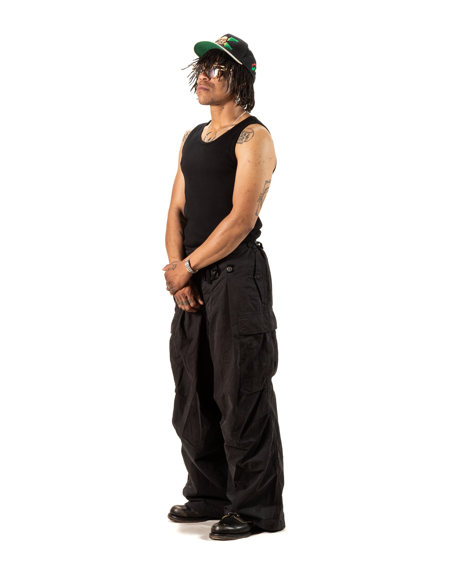 Gråbrodern Vidunge Tank Top - Heavy Cotton Rib Black - Standard & Strange