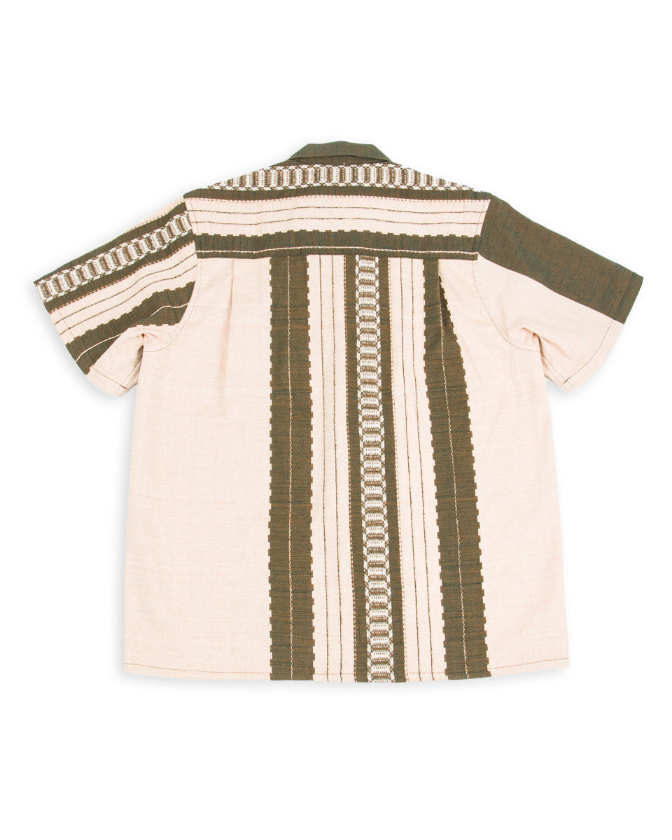 Graziano and Gutiérrez Camp Shirt - Verde Striped - Standard & Strange