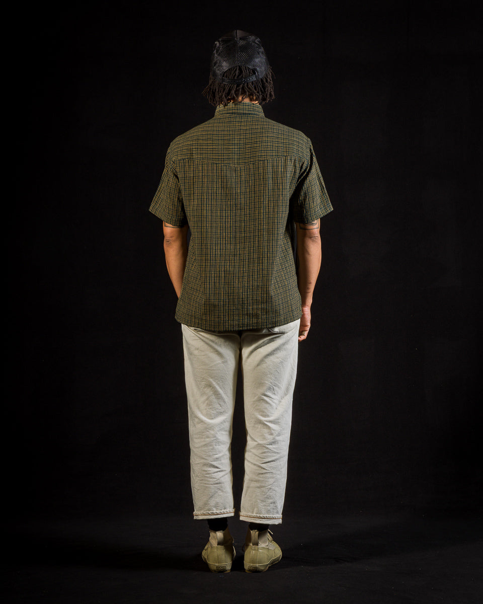 Indi + Ash Marc Shirt - Forest/Osage Orange Kala Cotton Gingham - Standard & Strange