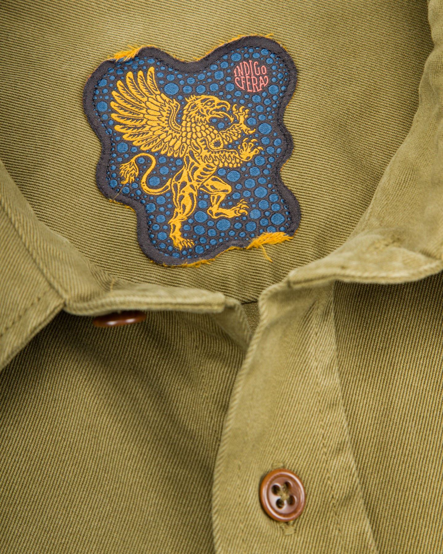 Indigofera Alamo Shirt - Olive - Standard & Strange