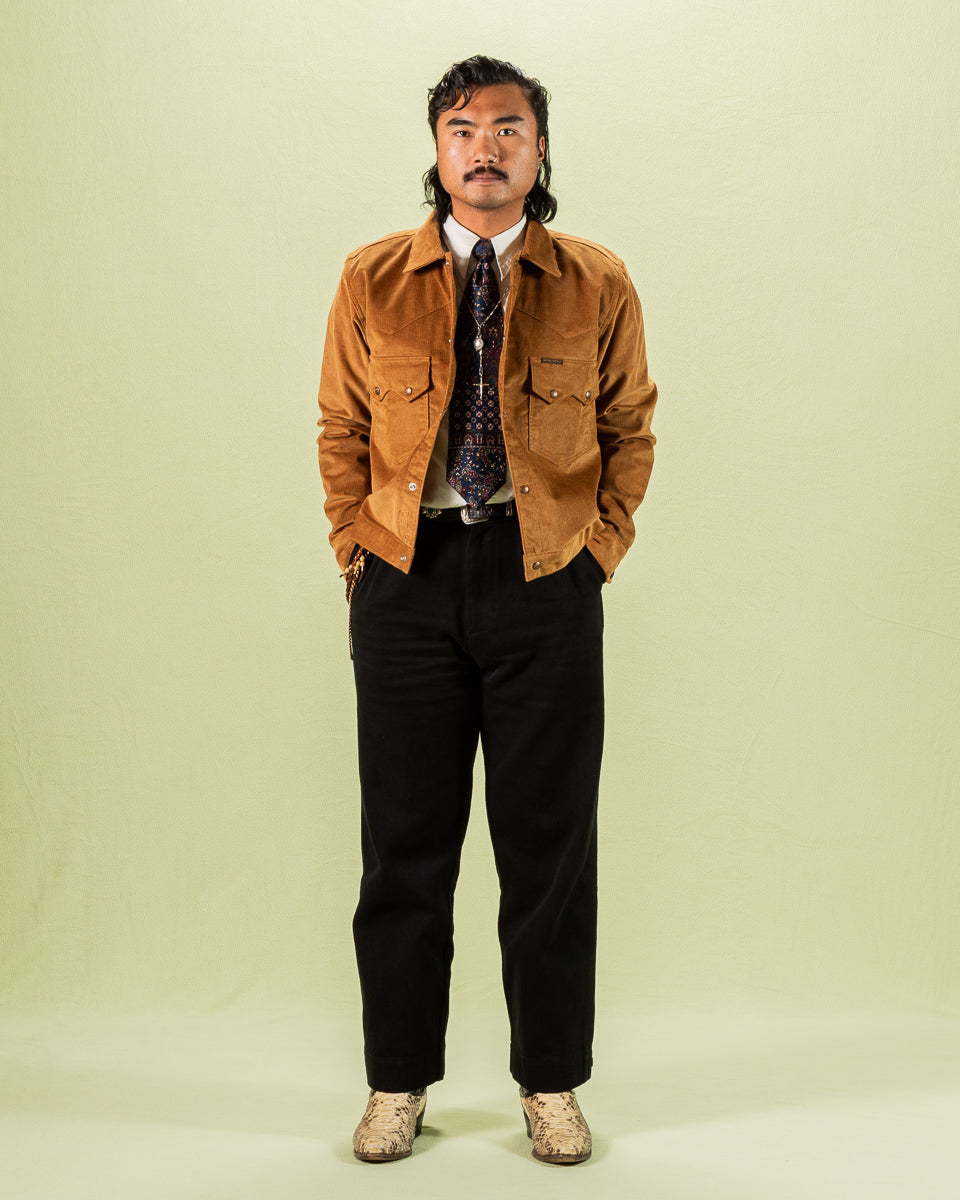 Indigofera Cooper Shirt - Gold 13W Corduroy - Standard & Strange