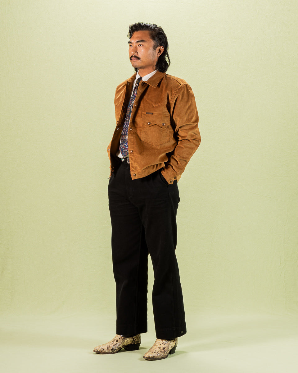 Indigofera Cooper Shirt - Gold 13W Corduroy - Standard & Strange