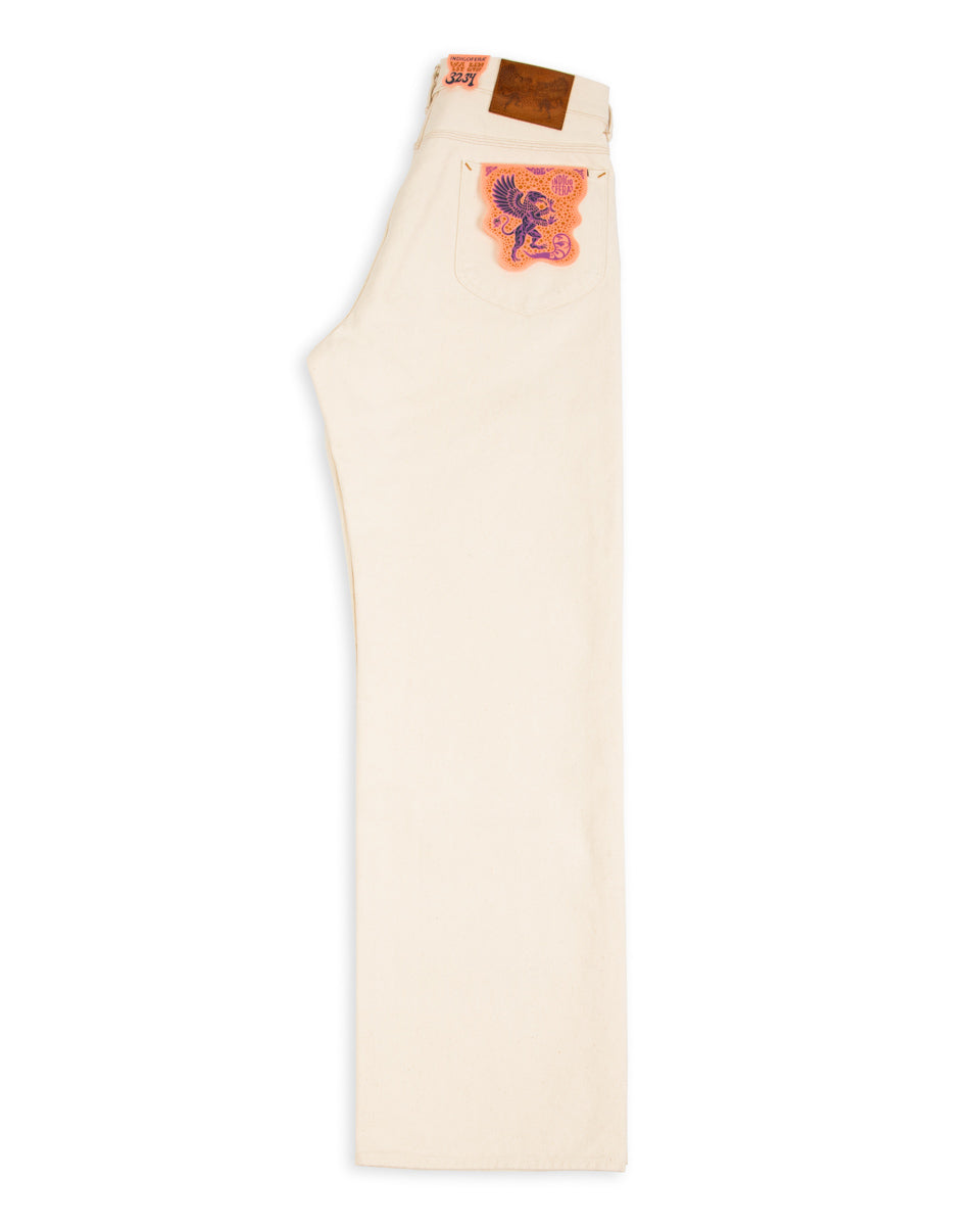 Indigofera Duke Wide Fit - Ecru Smithson Canvas - Standard & Strange