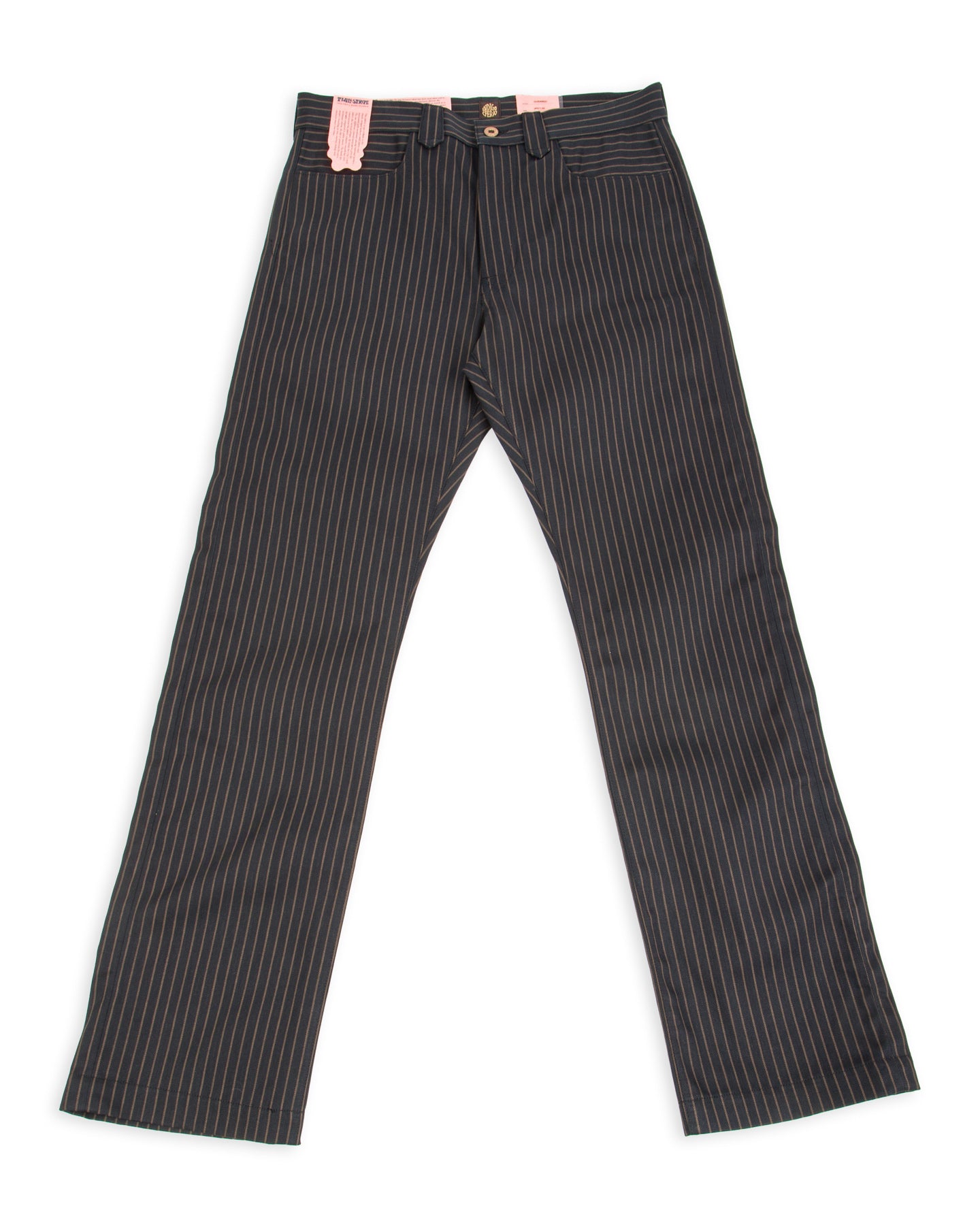 Indigofera Durango Pants - 12 oz Unwashed Sable Stripe - Standard & Strange