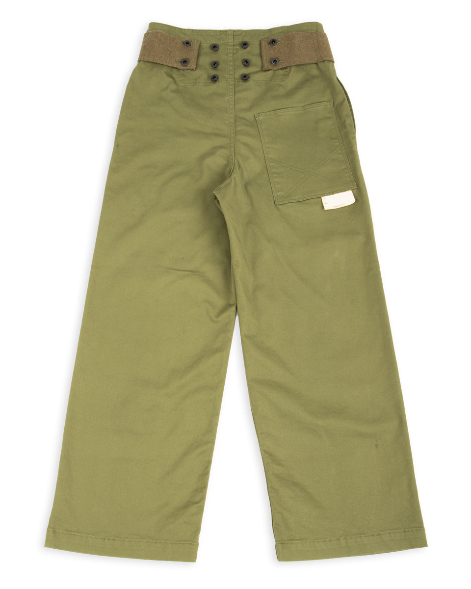 Kapital Stretch Chino TWIGGY 7-Stars Suspender Pants - Khaki - Standard & Strange