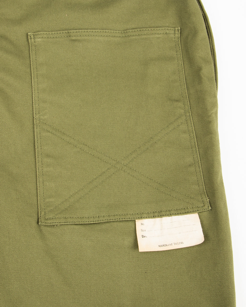 Kapital Stretch Chino TWIGGY 7-Stars Suspender Pants - Khaki - Standard & Strange