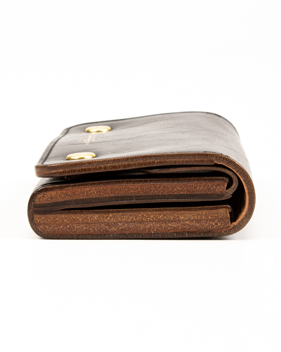 Rolling Dub Trio Double Card Case - Black Maryam Horsebutt - Standard & Strange