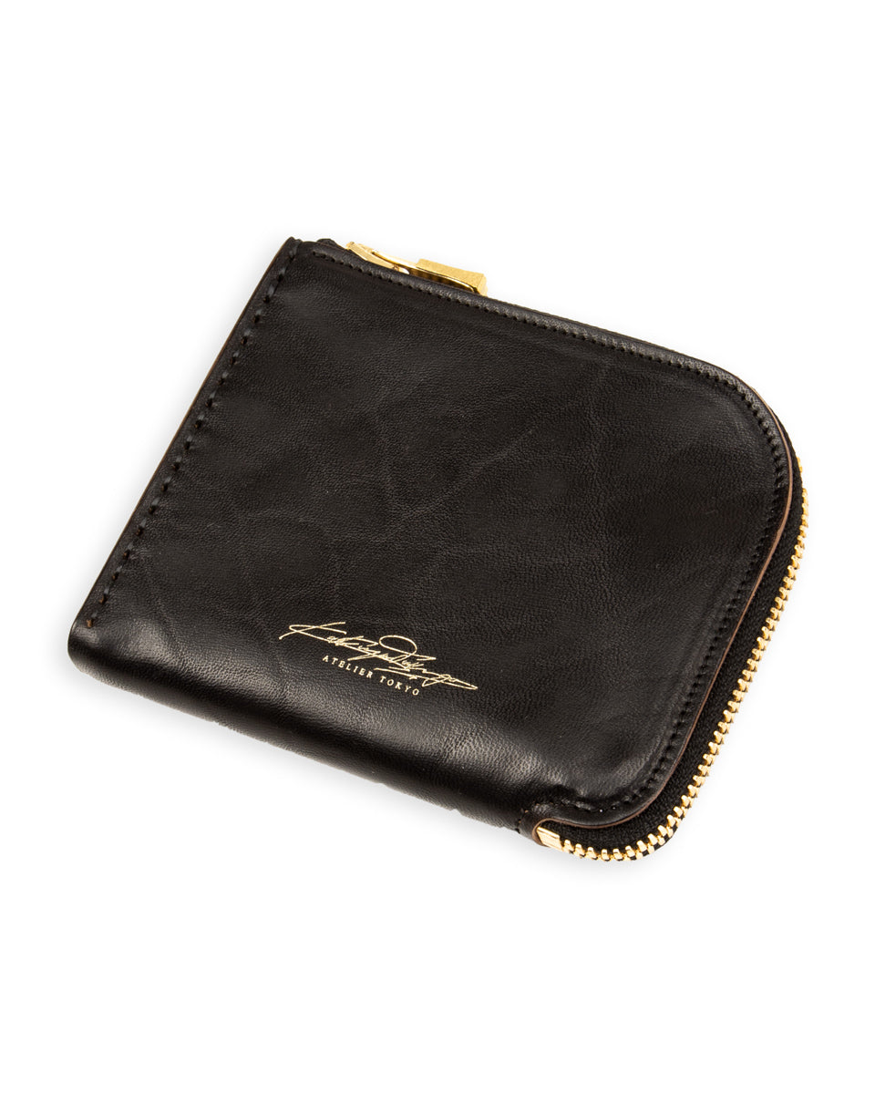 Rolling Dub Trio L Wallet - Black Maryam Horsebutt - Standard & Strange