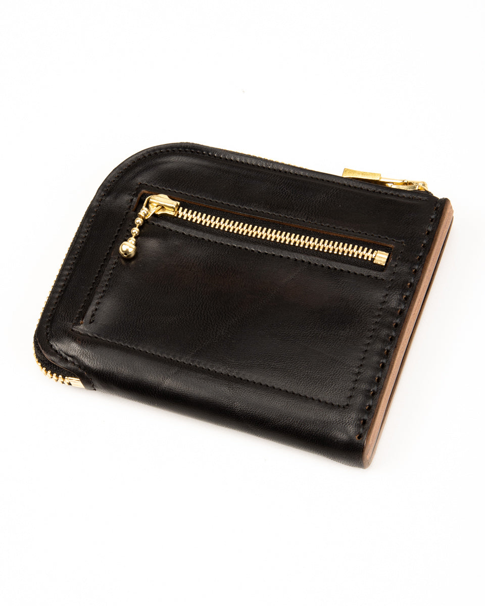 Rolling Dub Trio L Wallet - Black Maryam Horsebutt - Standard & Strange