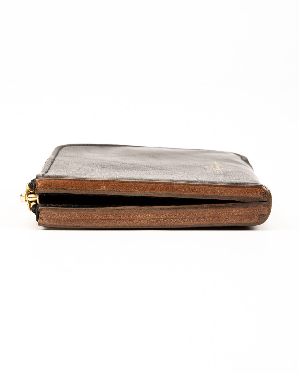 Rolling Dub Trio L Wallet - Black Maryam Horsebutt - Standard & Strange