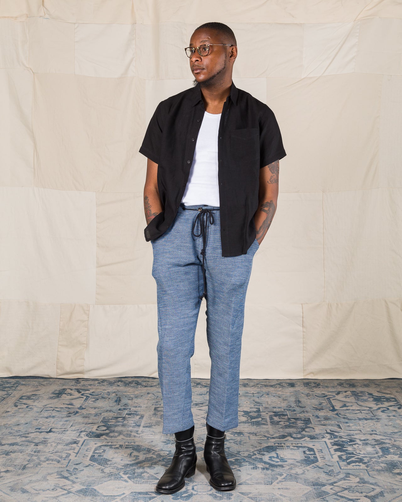 MATiAS Rivera Pant - Diamond Dobby Waffle - Standard & Strange