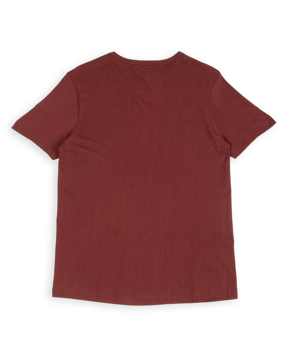 1950s Lightweight Loopwheeled Tee - Burgundy